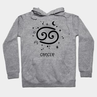 Cancer Celestial Zodiac Sign Symbol Hoodie